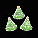 Christmas 2-Hole Spray Painted Maple Wooden Buttons
