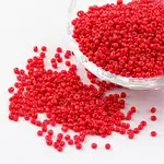 12/0 1.5-2mm Baking Paint Glass Seed Beads Loose Spacer Beads