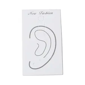 Ear Print Paper Earring Display Cards