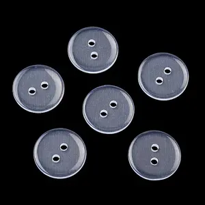 Lucid Round 2-hole Shirt Button