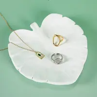 Leaf Resin Jewelry Display Trays