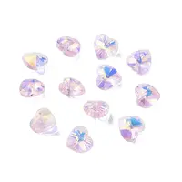 Electroplate Glass Charms