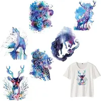 PET Heat Transfer Film Logo Stickers Set