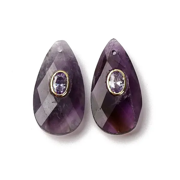 Natural Amethyst Pendants