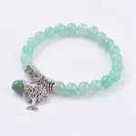 Natural Green Aventurine Stretch Bracelets