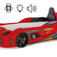 Postel auto 90x190 grand prix plus - červená