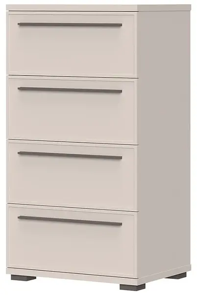 Nízká zásuvková komoda baptiste - béžová