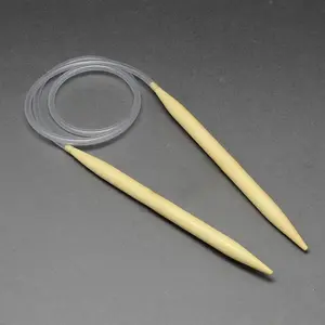 Rubber Wire Bamboo Circular Knitting Needles