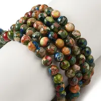 Dyed Natural Imperial Jasper Beads Strands