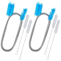 304 Stainless Steel PP Cleaner Double Ended Elastic Hose Pipe