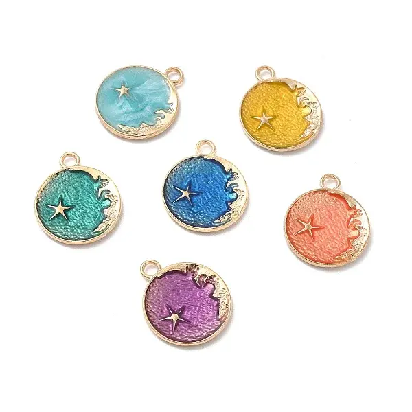 Alloy Enamel Pendants