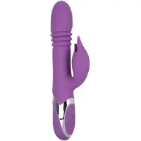California Exotic Enchanted Kisser vibrátor so stimulátorom klitorisu Purple 23,5 cm