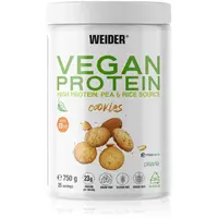 Weider Vegan Protein hrachový proteín príchuť Cookies 750 g