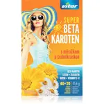 Vitar Super Beta-karoten s nechtíkom a sedmokráskou tablety pre krásne opálenie a zdravú pokožku 60 tbl