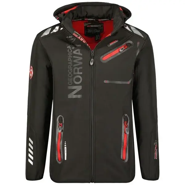 GEOGRAPHICAL NORWAY ROYAUTE GTX Pánská softshellová bunda, černá, velikost