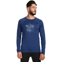 KILPI MAVORA TOP Pánska termobielizeň z Merino vlny, tmavo modrá, veľkosť