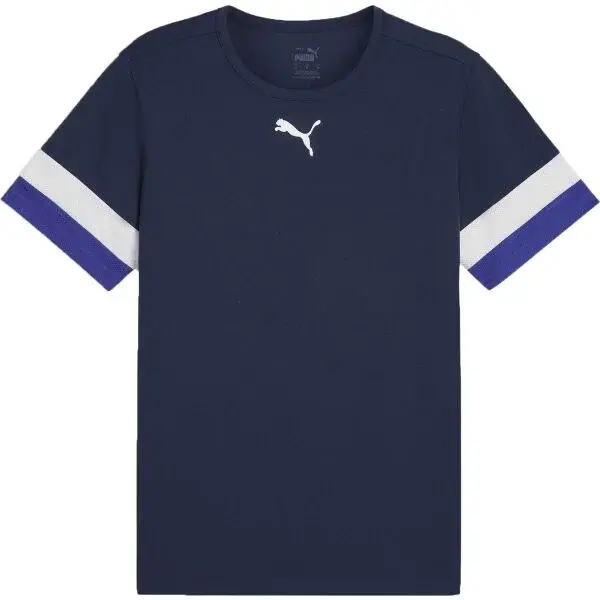 Puma INDIVIDUALRISE JERSEY JR Futbalové tričko, tmavo modrá, veľkosť