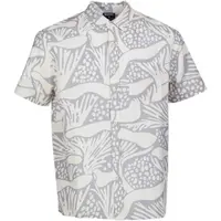 FUNDANGO CHASE Pánske košele s krátkym rukávom, sivá, veľkosť