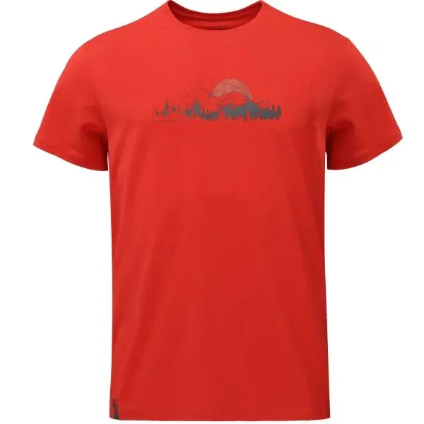 LOAP ALGIN Pánske tričko, červená, veľkosť