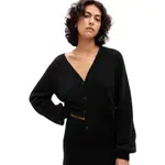 GAP CASHSOFT ABBREV CARDI Dámsky sveter, čierna, veľkosť