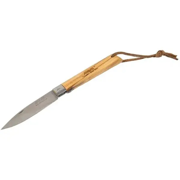 MAM OPERARIO 2038 OLIVE Zatvárací nôž s pútkom, hnedá, veľkosť