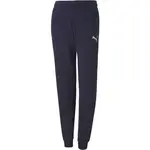 Puma TEAMGOAL 23 CASUALS PANTS JR Chlapčenské futbalové tepláky, tmavo modrá, veľkosť