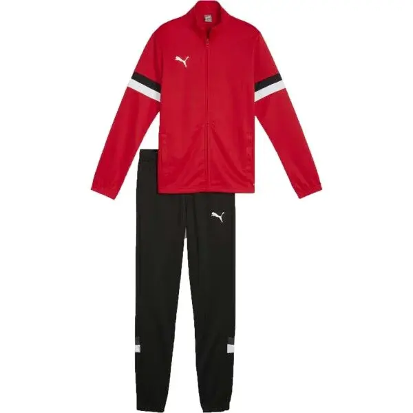 Puma TEAMRISE TRACKSUIT JR Detská tepláková súprava, červená, veľkosť