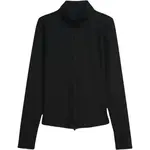 GAP POWER FULL ZIP Dámska bunda, čierna, veľkosť