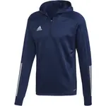 adidas CON20 TK HOOD Pánska futbalová mikina, tmavo modrá, veľkosť