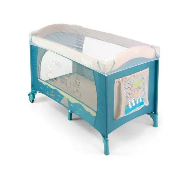 MILLY MALLY MOSQUITO NET Moskytiéra na cestovnú postieľku, tyrkysová, veľkosť