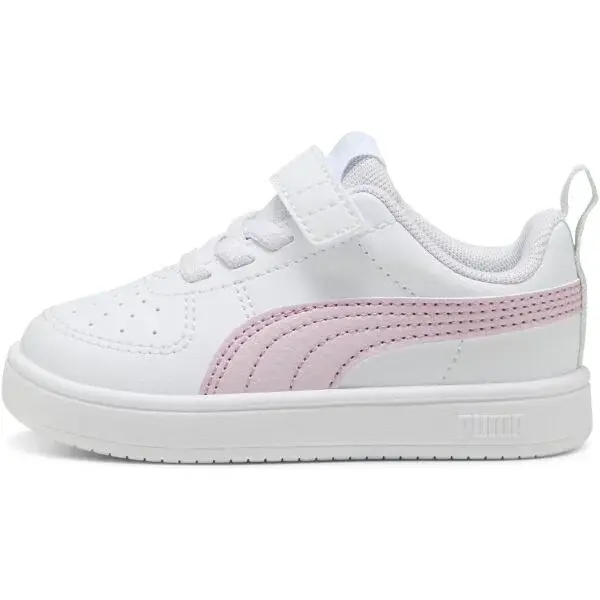 Puma RICKIE AC+INF Detská voľnočasová obuv, biela, veľkosť 26