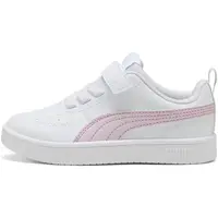 Puma RICKIE AC+PS Detská voľnočasová obuv, biela, veľkosť 35