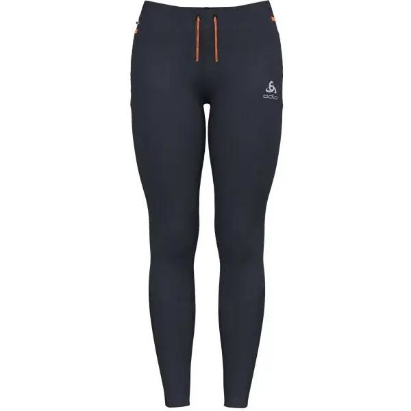 Odlo AXALP WINTER Bežecké elastické nohavice, tmavo sivá, veľkosť
