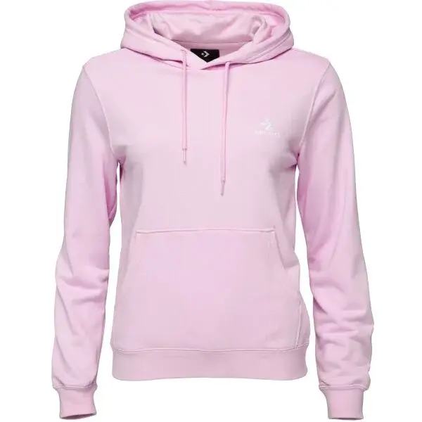 Converse STANDARD UNI FIT  STAR CHEV EMB Dámska mikina, ružová, veľkosť