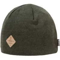 Kama LA01 ČIAPKA Pletená čiapka v prírodnej farbe, khaki, veľkosť UNI