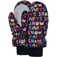 BARTS MITTS KIDS Detské palcové rukavice, čierna, veľkosť 3Y