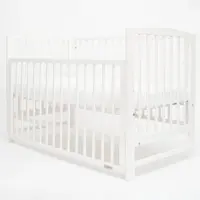 NEW BABY LILLY Detská postieľka so sťahovacou bočnicou, biela, veľkosť