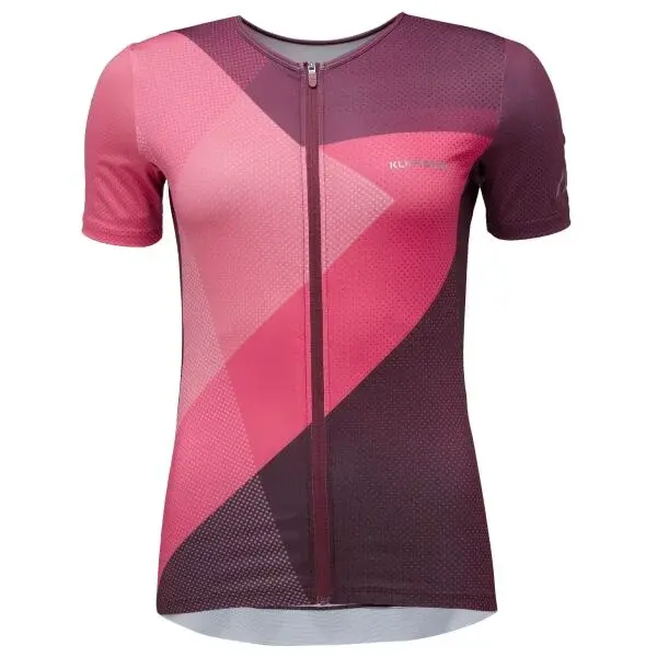 Klimatex STRADA Dámsky cyklistický dres s krátkym rukávom, ružová, veľkosť