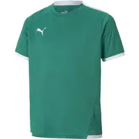 Puma TEAM LIGA JERSEY JR Juniosrské futbalové tričko, zelená, veľkosť