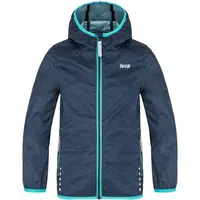 LOAP LYPARO Detská softshellová bunda, modrá, veľkosť 112-116