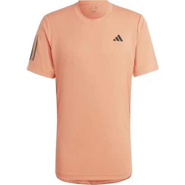 adidas CLUB 3STR TEE Pánske tenisové tričko, oranžová, veľkosť