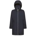 Geox W BULMYA LONG PARKA - FAKE MEM Dámska bunda, tmavo modrá, veľkosť