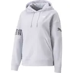 Puma POWER NOVA SHINE COLOR BLOCK HOODIE Dámska mikina, fialová, veľkosť