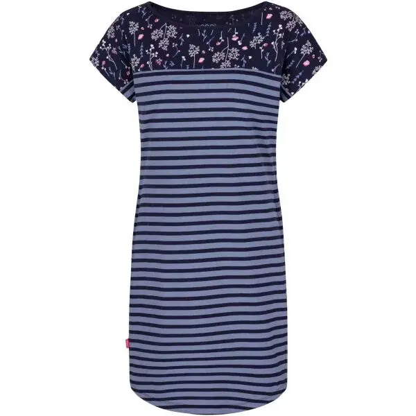 LOAP BALERIE Dámske šaty, modrá, veľkosť