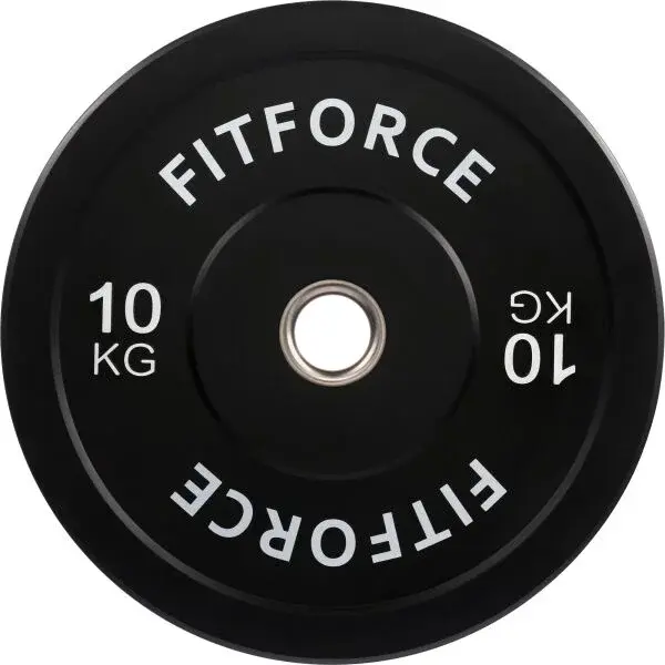 Fitforce PLRO 10 KG x 50 MM Nakladací kotúč, čierna, veľkosť 10 KG