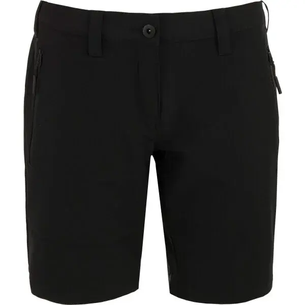 ALPINE PRO JACOBA Dámske šortky, čierna, veľkosť