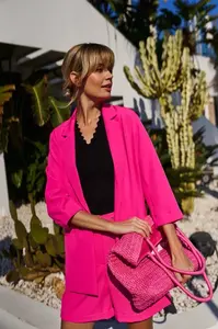 Marisse Women's Jacket L-Mr-4612 Pink