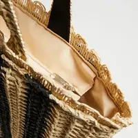 Marisse Large Striped Bag