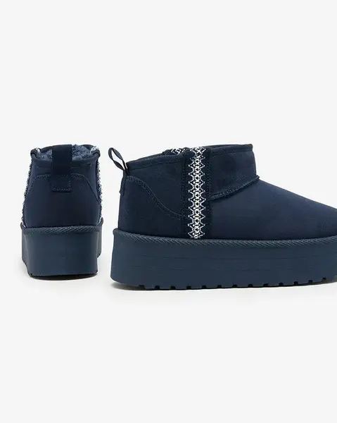 Resti Light brown women's shoes a'la snow boots with ornament Parisela