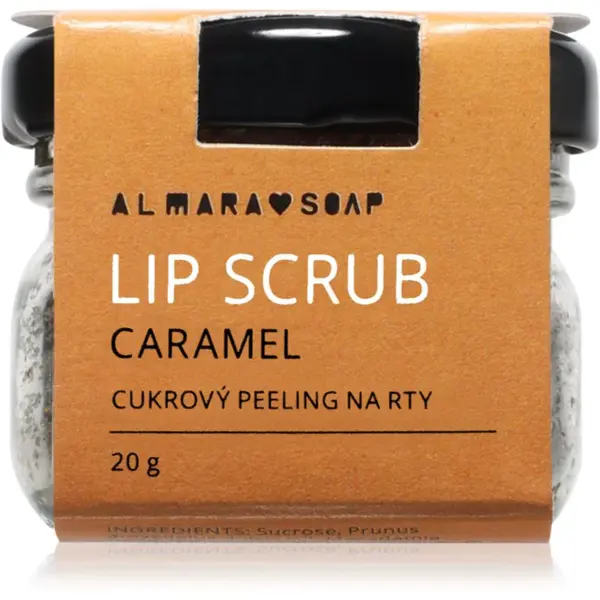 Almara Soap Lip Scrub cukrový peeling na rty Caramel 20 g